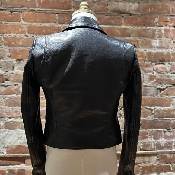 Balenciaga Women’s Classic Leather Biker Jacket - Picture 3 of 13